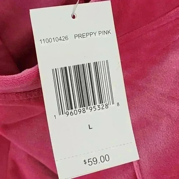 NWT Juicy Couture Velvet Women's Pants L Pink - Picture 6 of 8